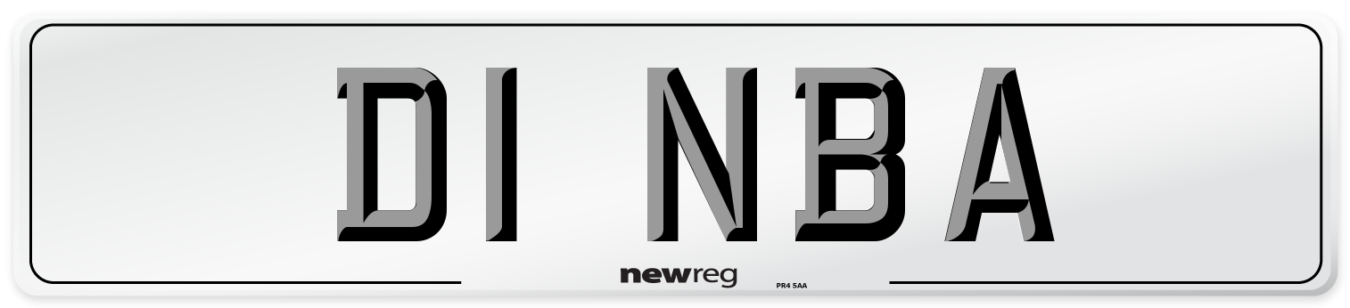 D1 NBA Number Plate from New Reg